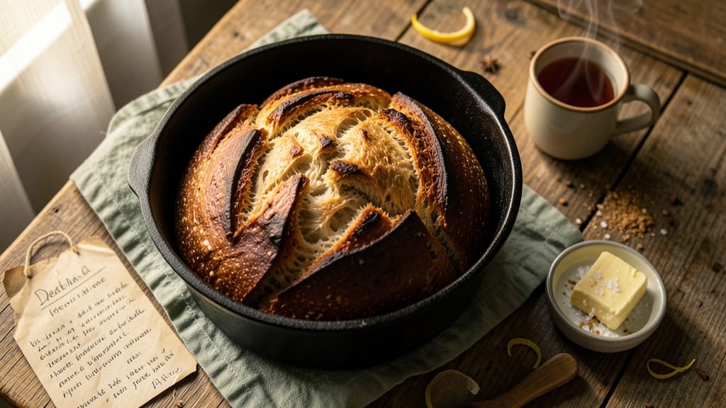 Artisan Bread Recipe Dutch Oven Overnight: Hands-Off Rise to Crusty, Tangy Perfection