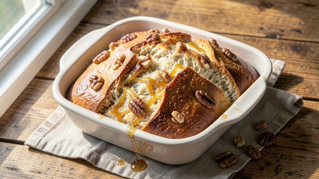 50 50 Bread Recipe for Bread Maker: Walnuts and Honey Swirls in One Cycle