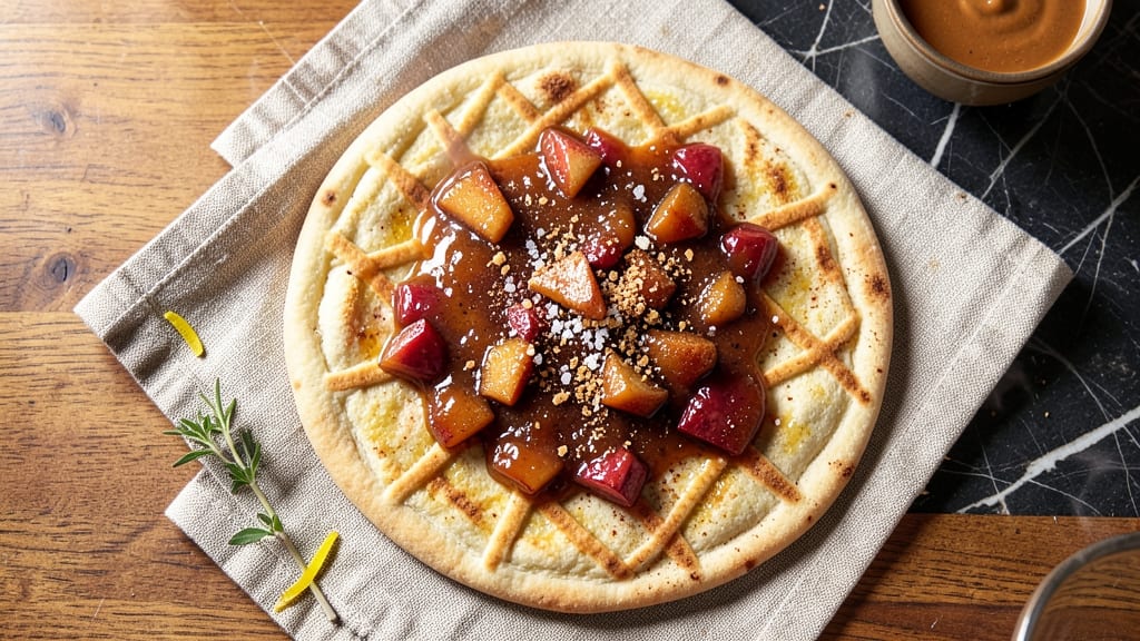Apple Flatbread Recipe: Warm Spice-Infused Crust With Apple Streusel
