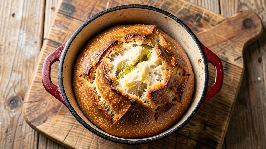 7-Quart Dutch Oven Bread Recipe: Crusty Crown With Pillowy Interior