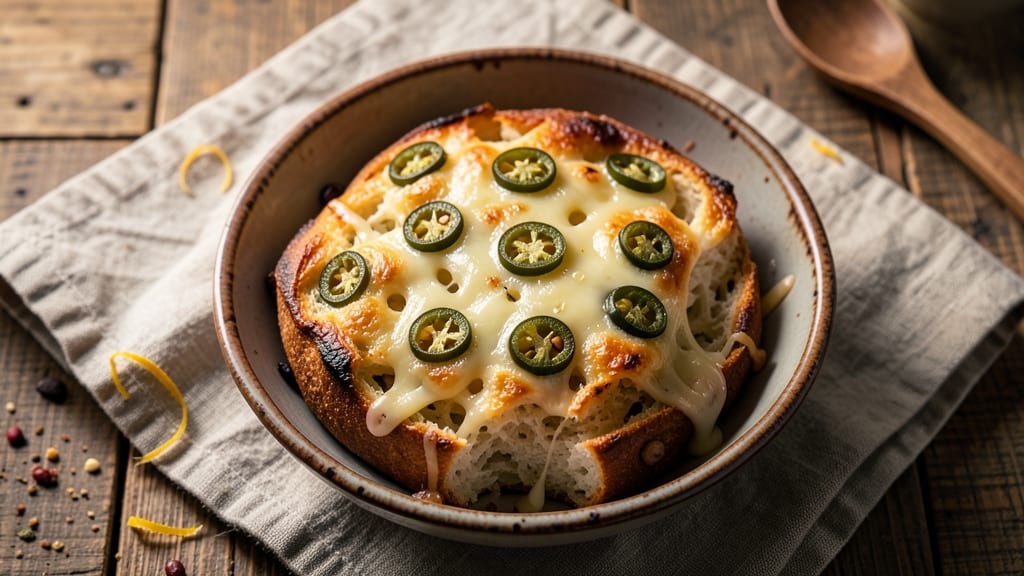 Artisan Jalapeño Cheese Bread Recipe: Spicy Pull-Apart Crust With Melty Cheese Streaks