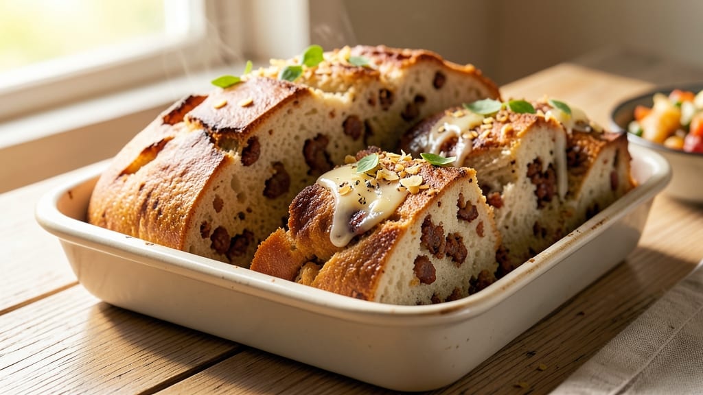 Baco Bread Recipe: Savory Garlic-Herb Swirls With Crispy Edges