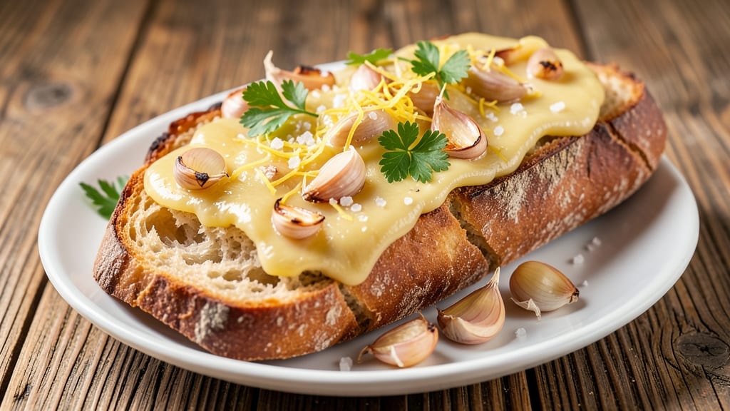 Authentic Garlic Bread Recipe: Buttery Crust With Roasted Garlic Intensity