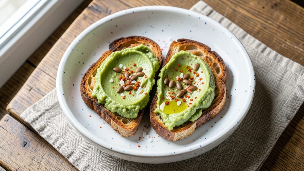 Avocado Bread Toast Recipe: Ultra-Creamy Avocado Butter With Crunchy Toppings