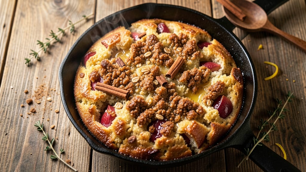 Apple Cinnamon Cornbread Recipe: Warm Spice Streusel Top With Juicy Crumb