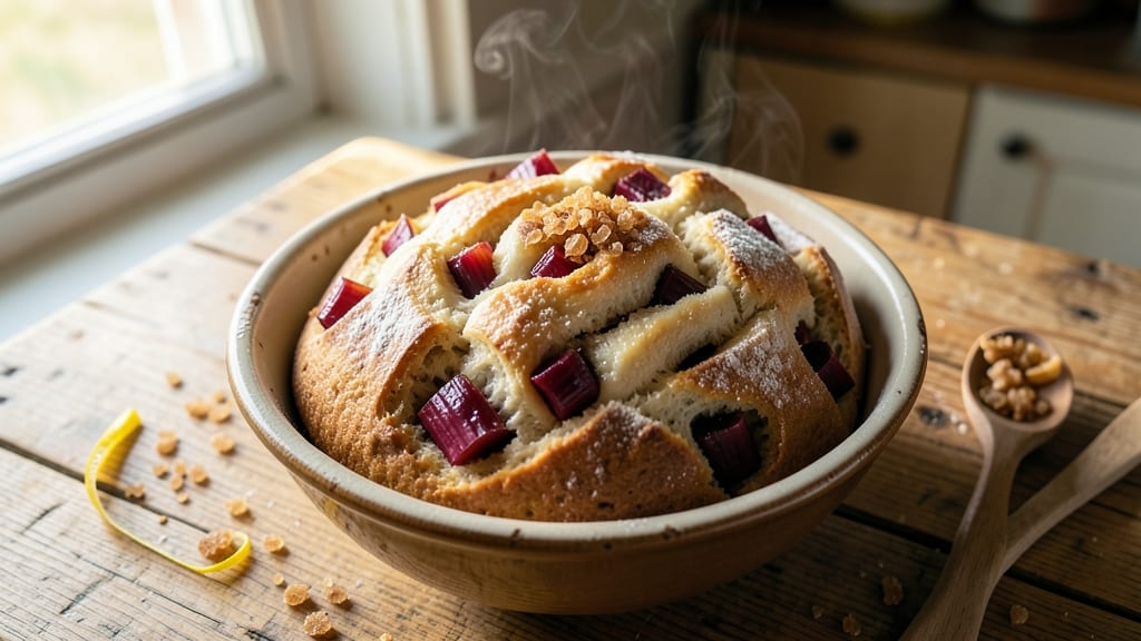 Amish Rhubarb Bread Recipe: Tart-Sweet Streusel Swirls in One Bake