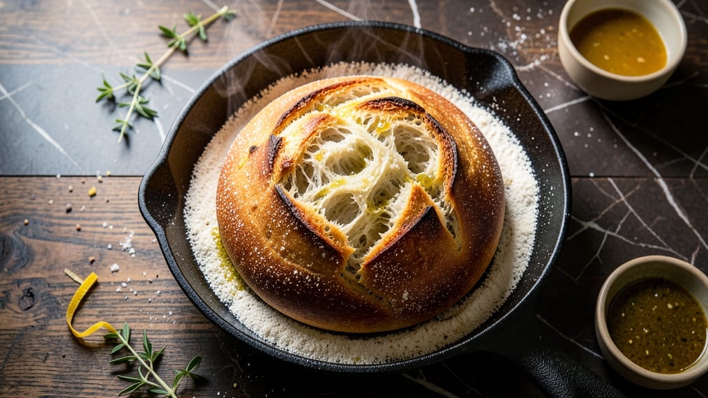 Aga Bread Recipe: Dutch Oven Crust With Rustic Heart
