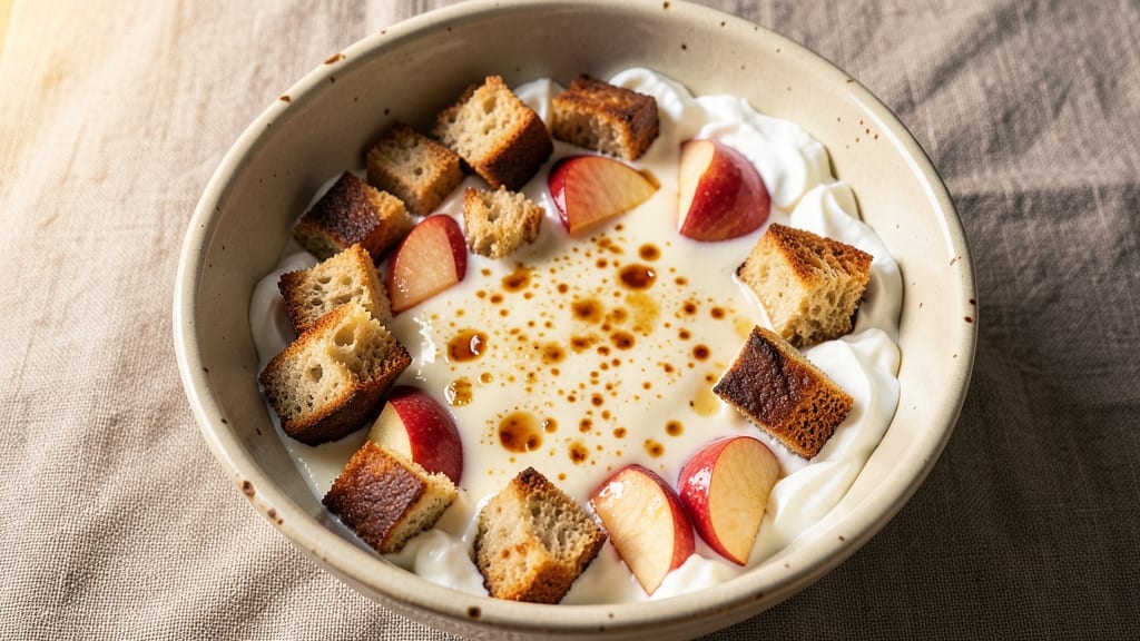 Apple Bread Pudding Microwave Recipe: Warm Apple-Caramel Swirls in 10 Minutes