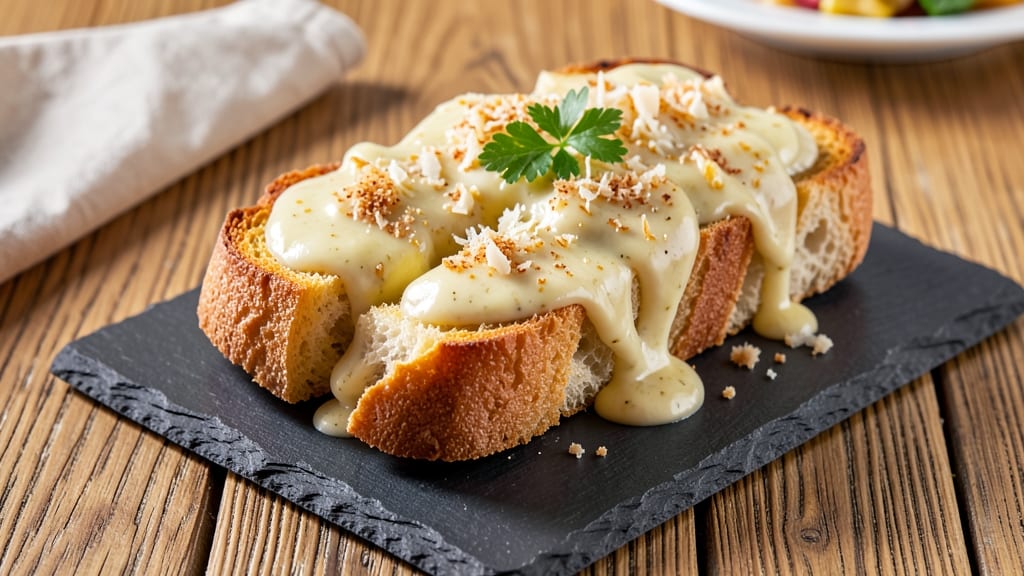 Alfredo Garlic Bread Recipe: Buttery, Garlicky Crust With Cheese Pulls