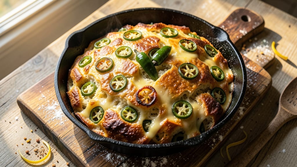 Amish Jalapeño Cheese Bread Recipe: Spicy Pull-Apart Loaf With Gooey Stretchy Crust