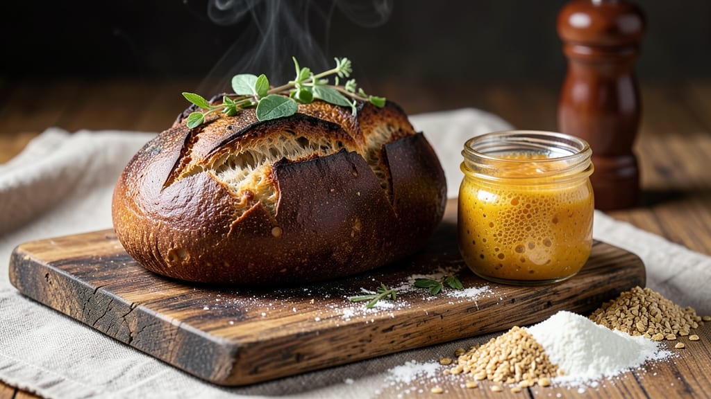 Artisan Bread Recipe With Starter: Wild Yeast Magic for Crusty, Open-Crumbed Loaves