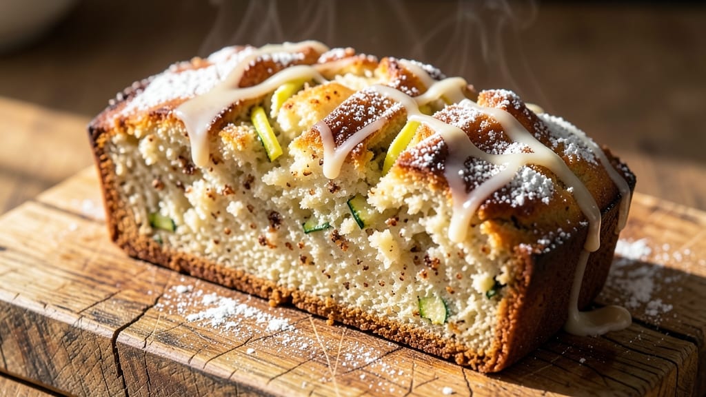 Alexandra's Zucchini Bread Recipe: Warm Cinnamon and Nutty Streusel Top