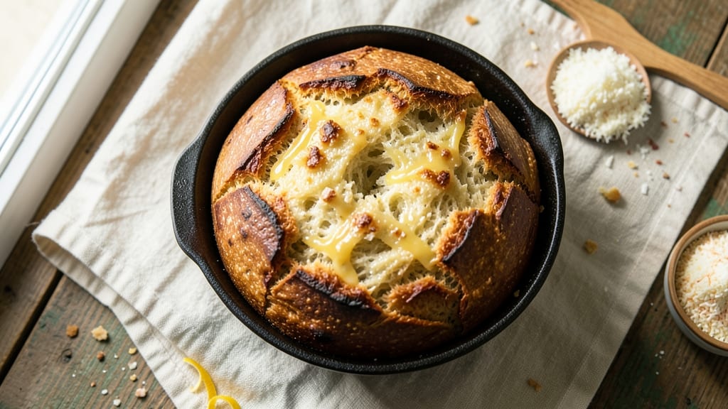 Asiago Bread Recipe Dutch Oven: Warm Cheese Swirls and Crispy Crown